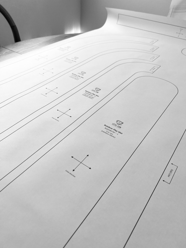 Rainbow Play Mat Sewing Pattern