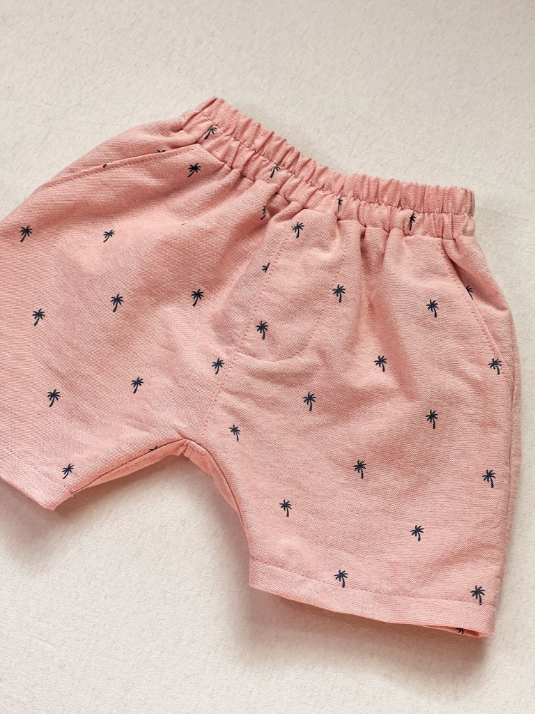 Baby Summer Shorts Sewing Pattern