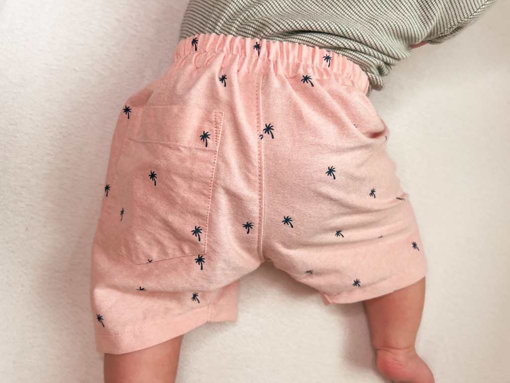 Baby Summer Shorts Sewing Pattern