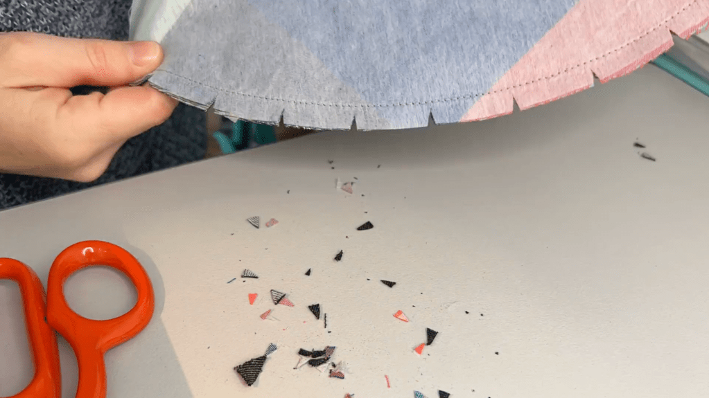 How to make a bucket hat - constructing the brim