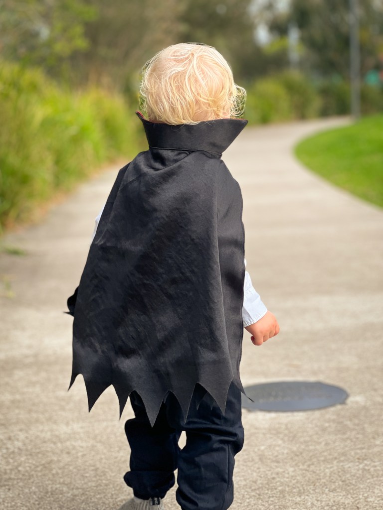 Dracula Junior Vampire Cape kids costume sewing pattern