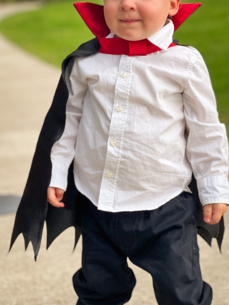 Dracula Junior Vampire Cape kids costume sewing pattern