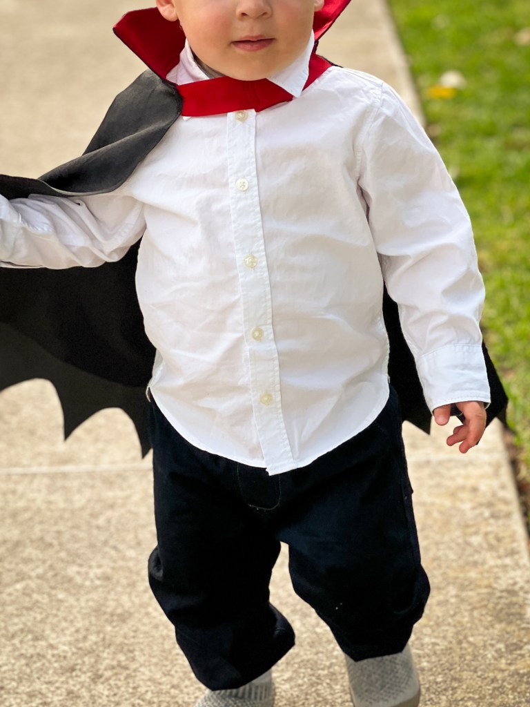 Dracula Junior Vampire Cape kids costume sewing pattern
